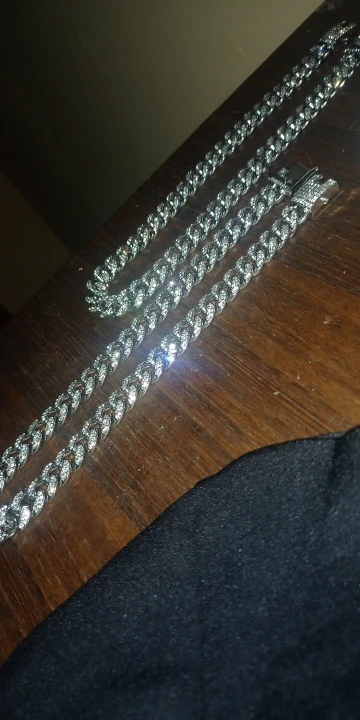 HNSP Luxury 13MM Cuban Ice Chain – Hip Hop Necklace for Men