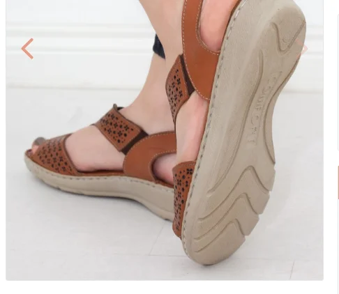 Gondola Genuine Leather Anatomical Outsole Sandals 2022 Model Sports Sandals Female Woven Rome Summer Beach Outdoor Ladies Casual Low-Top