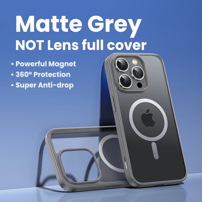 thumbnail image 1 of Funda magnética mate UGREEN para iPhone 15 Pro Max Fundas a prueba de golpes para iPhone 16 Pro Plus 15pro para funda Magsafe Macsafe, 1 of 5
