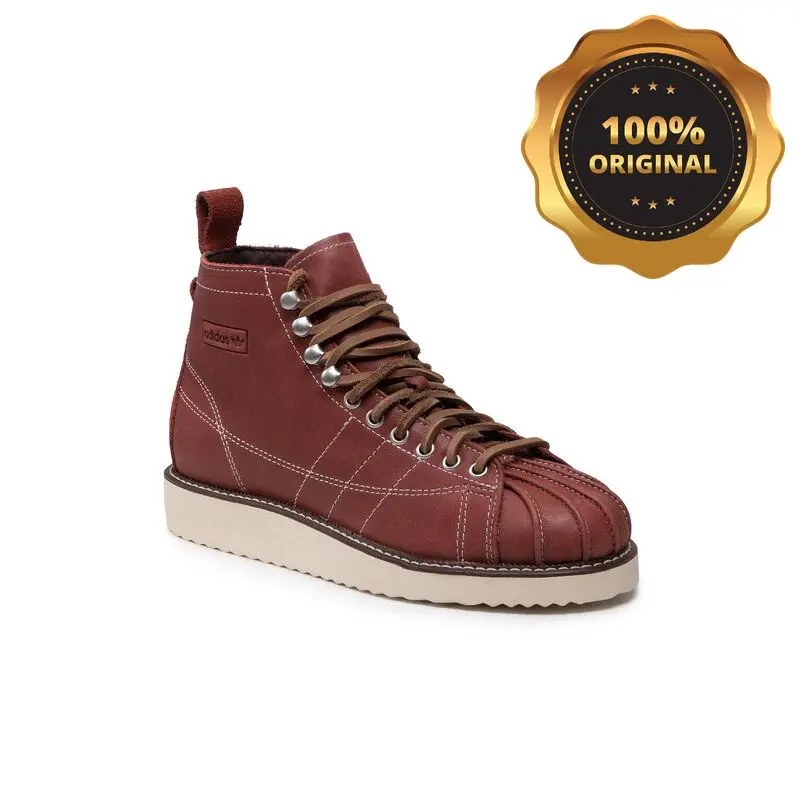 ★Star③★ Adidas Superstar Boot Fz2642 Wilsep / Owhite / Brown - size (EU