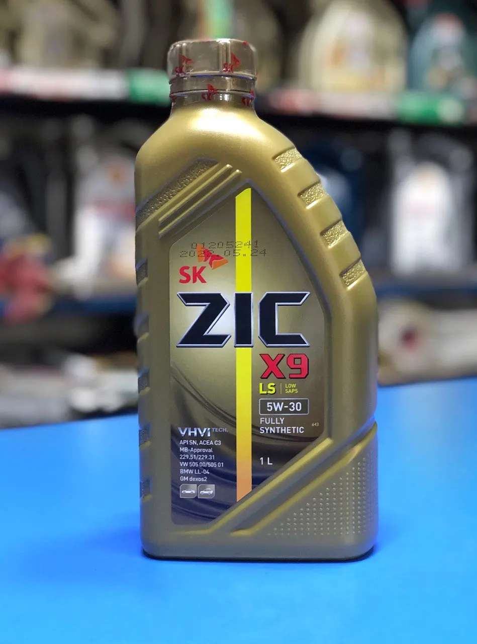 Aceite Para Motor Zic 5w30 X9 Ls Sintetico Bencinero/diesel Dpf 1l