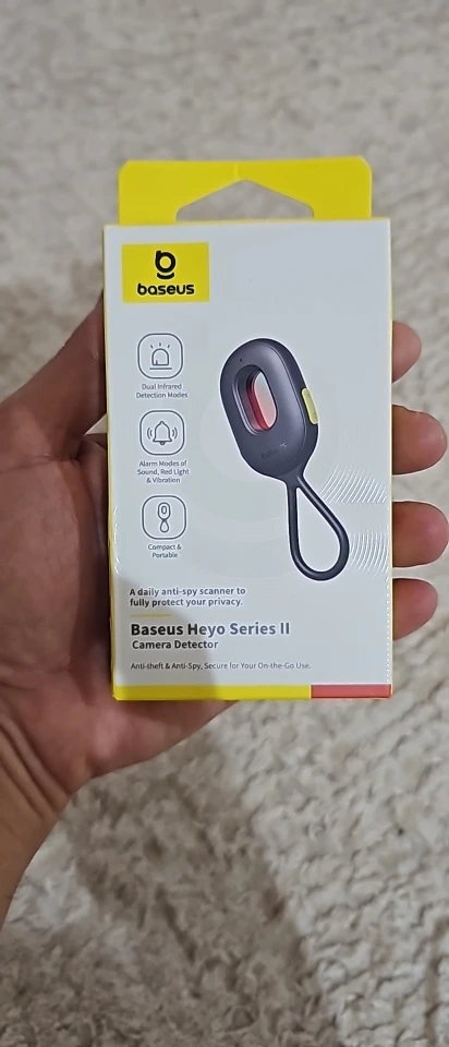 كاشف إشارة الكاميرا الخفية الذكي القابل لإعادة الشحن من Baseus