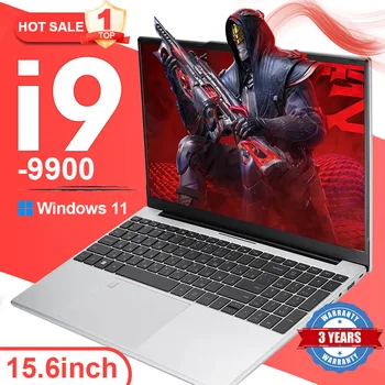 15.6 Inch Laptop Computer Intel Core I9 9900 Win 11 Pro 16Gb Ram 1Tb Ssd Notebook Pc Backlit Fingerprint Office Gaming Laptops