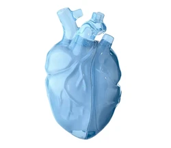 Cool Heart Red 3D Liquid Silicone Earphone Case - Custom Anti - Fall Cover for Airpods 3 (SKY BLUE)