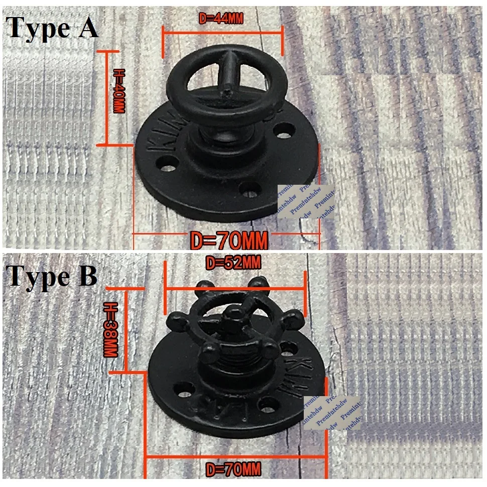 Barn Door Pull Knob Hand Wheel Steering Cloth Hat Hook 1 Piece