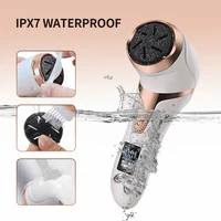 Electric Foot Callous Remover 3 Grinding Heads Waterproof Portable File Dead Hard Cracked Dry Skin Pedicure Tools Rechargeable 2