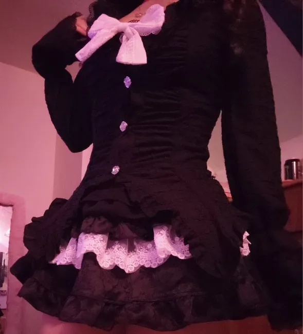 Kawaii Bowed Outfits - Preppy Style photo review