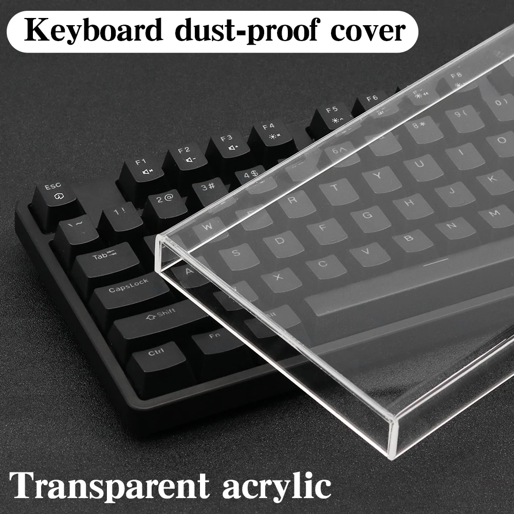 Teclado mecânico acrílico Capa de poeira Key