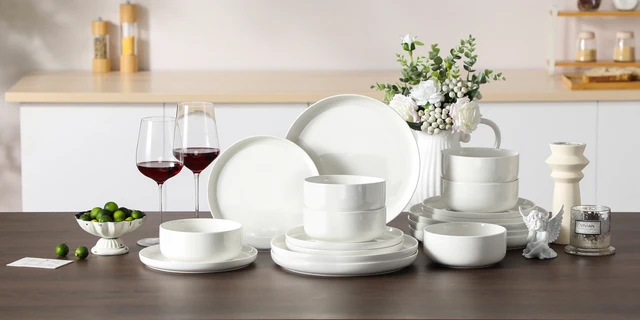 Dinner Plates Amazon Vajilla Malacasa Amazon Basic MALACASA Serie - Main Image