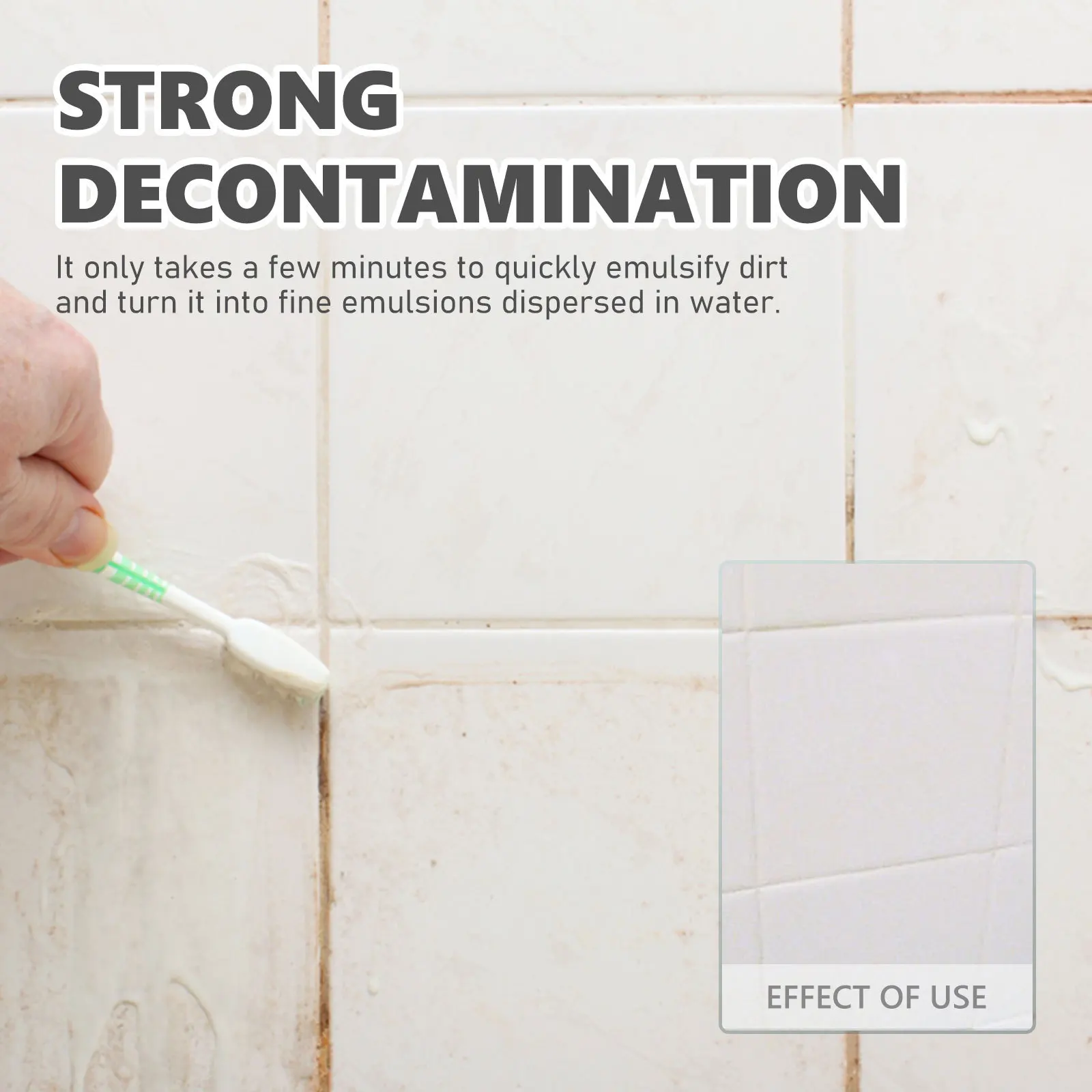 Jue-Fish 60ml Tile Cleaning Spray Stains Remover Fragrance Ceramic Floor Polish Marble Scratch Repair Bathroom Cleaning Liquid