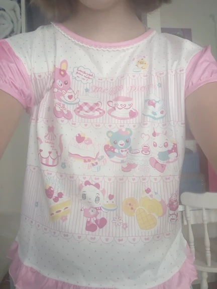 Kawaii Cake Shop Tee - Sweet Lolita Aesthetic photo review
