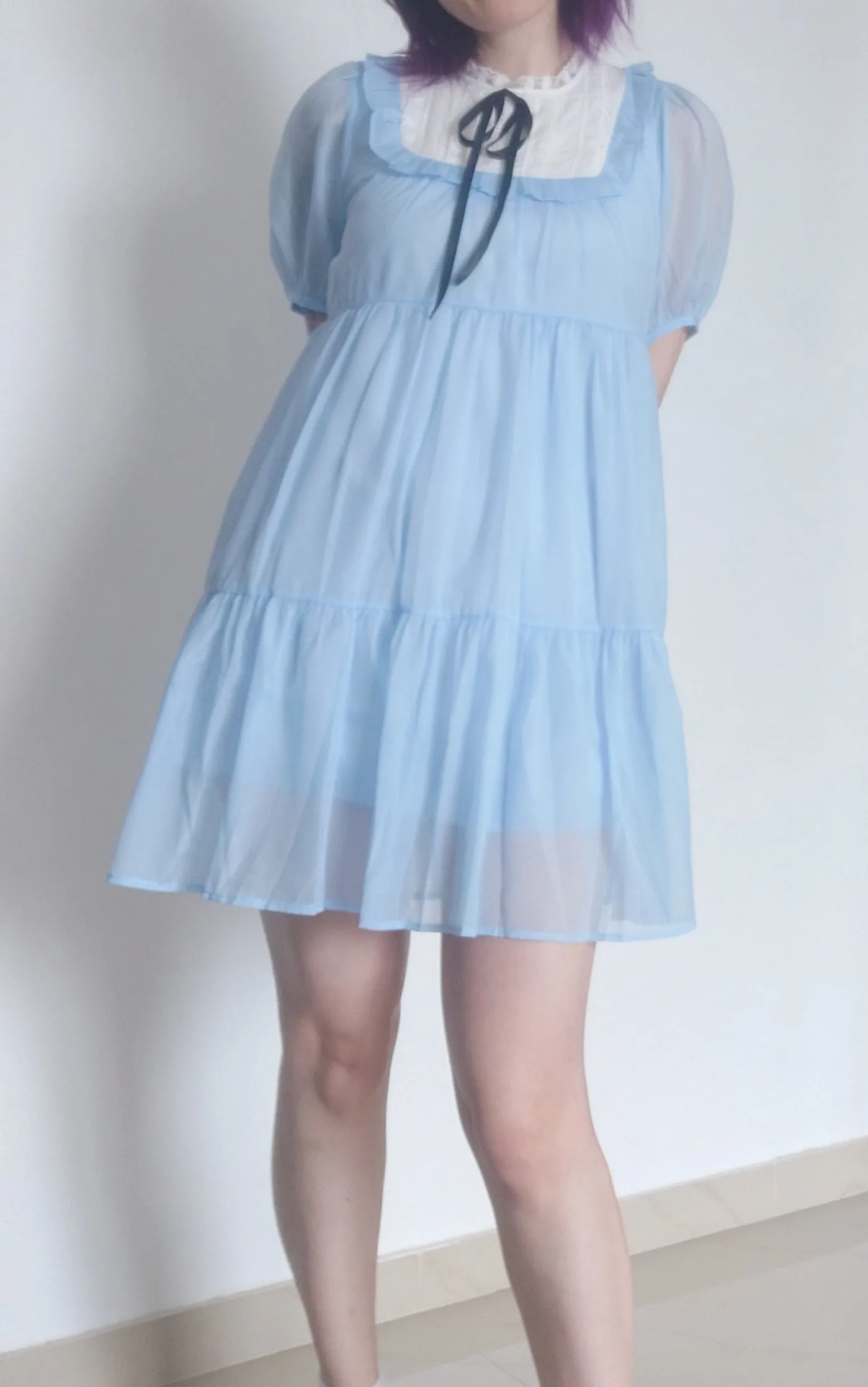 Japanese-Style Mesh Dress photo review
