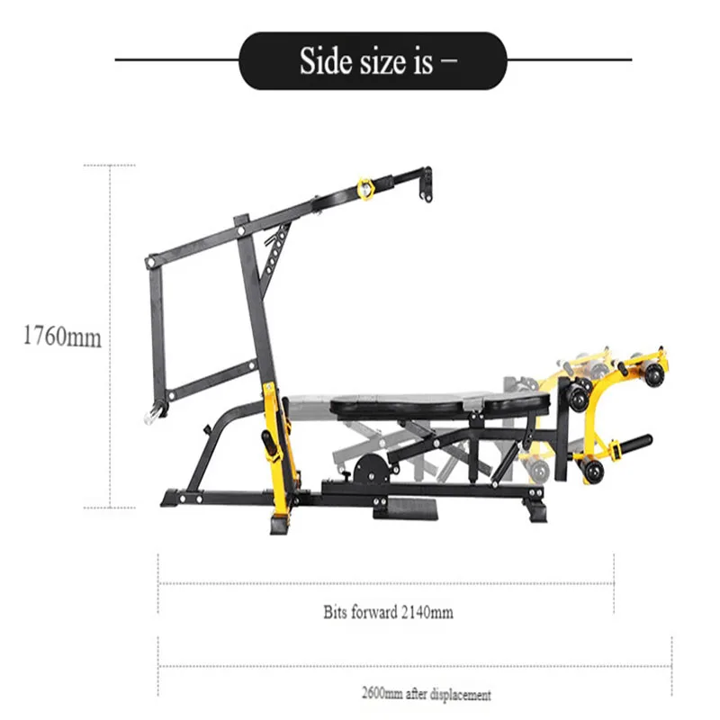 Multifunctional Comprehensive Trainer, Home Fitness Equipment, Bench Press Stand