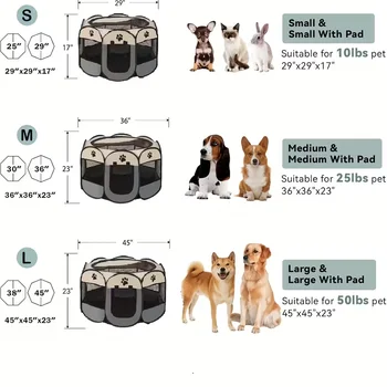 Portable Foldable Pet Playpen 2