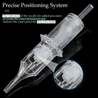 INKIN Real Safety Tattoo Needle Cartridge Precise Positioning Liner Shader for Tattoo Permanent Makeup Pen Machine 10 Pcs/Box 2