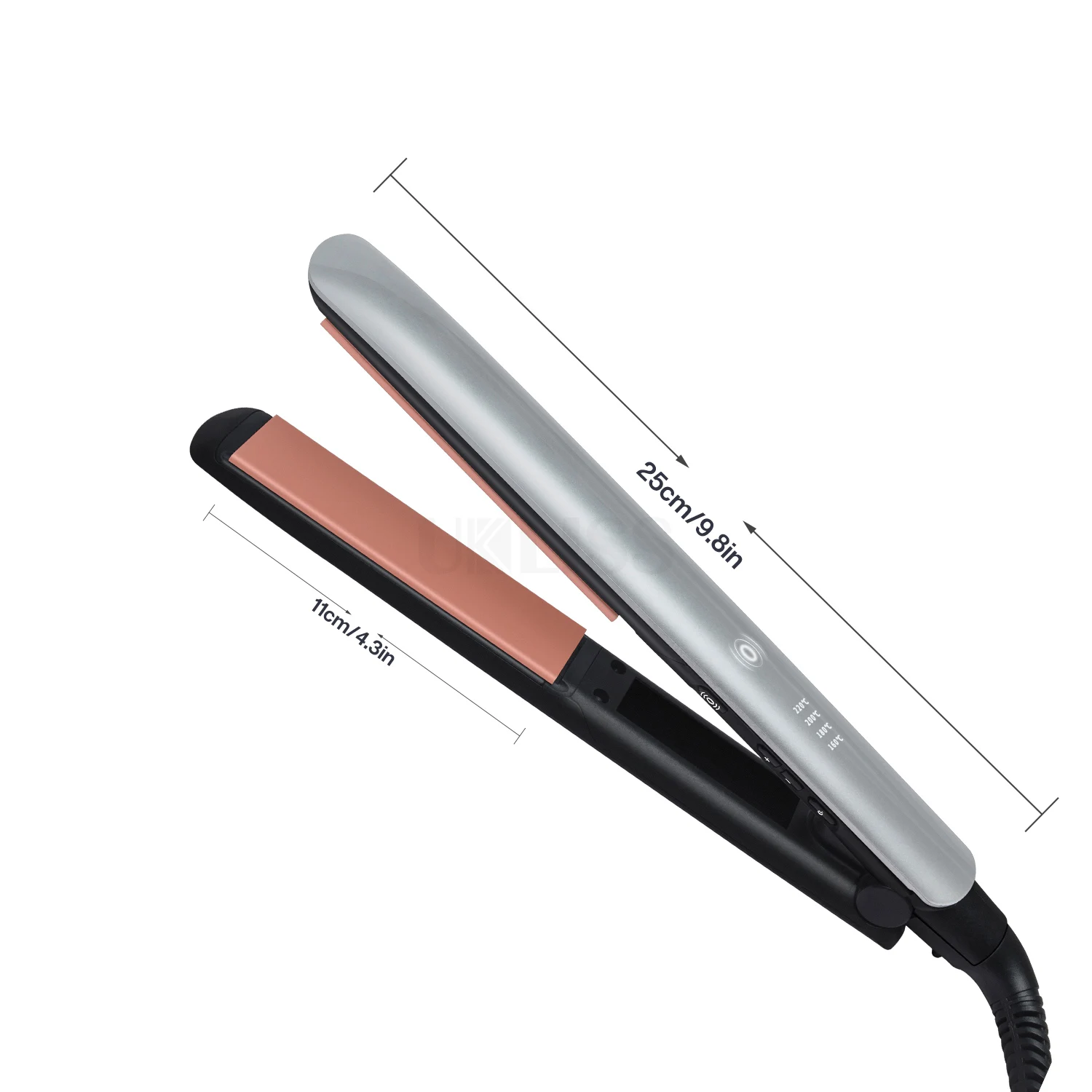 Professional Hair Straightener Ceramic Ionic Fast Heat-Up Hair Flat Iron Adjustable Temperature Straightening Iron 6