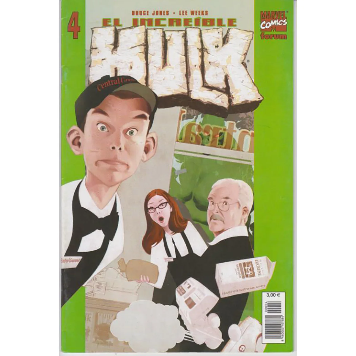 Marvel, The Amazing Hulk Vol 5 N ° 4 , Ed. Foro, Anno 2004, Scrittore John Romita Jr, Fumetti Spagnolo, Fumetti