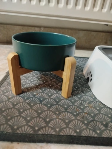 Bandeja Elevado De Cerámica Para Perro