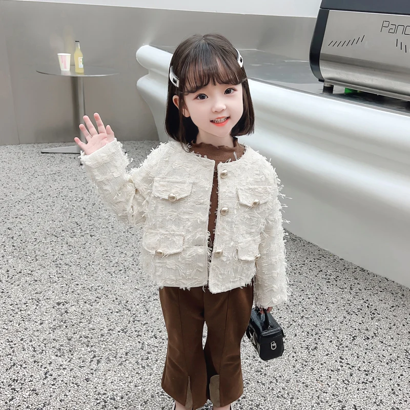 

Girls Autumn Spring Coat New 2 3 4 5 6 7 Years Pink Fashion Baby Girl Outfit Outerwear Hooded