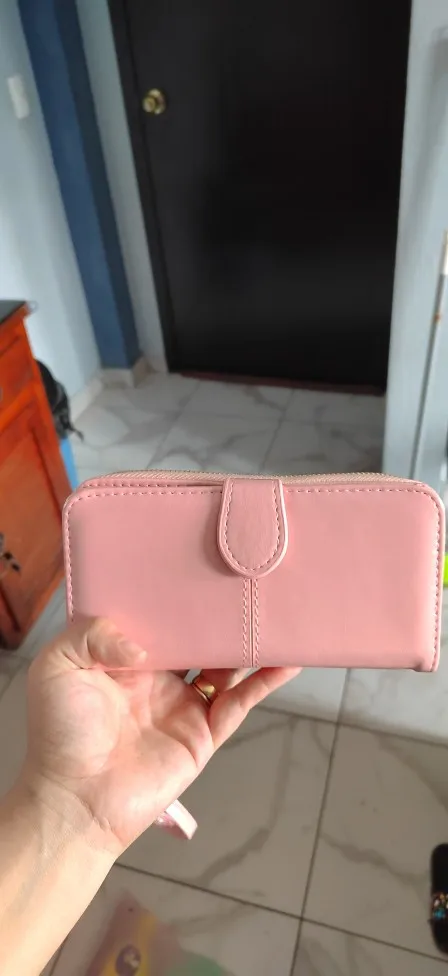 Hot Sale Women Wallet Leather Clutch photo review