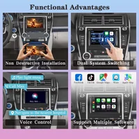 Wireless CarPlay Android Auto Decoder For TOYOTA Touch2 Entune2.0 Highlander Sienna Prius Yaris Camry CHR RAV4 Corolla BT Module 4