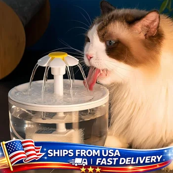 Automatic Pet Water Fountain for Cats and Dogs Large Capacity USB Powered Silent Operation Safe Food Grade PP Ideal Gift for Pet 1