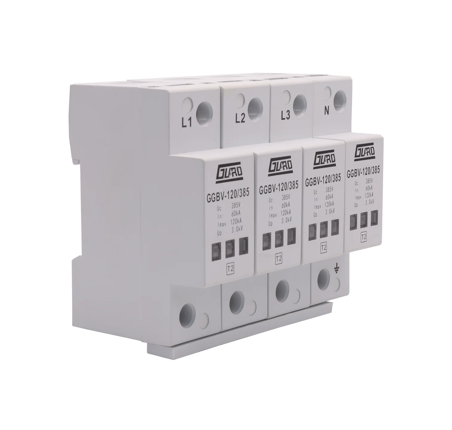 Power Surge Protective Device T2 SPD AC SPD 60KA Max 120KA House Low-Voltage Arrester Device