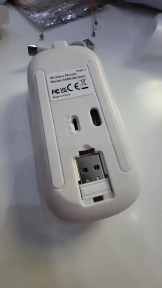 Wireless Bluetooth 2.4GHz RGB Mouse Rechargeable Silent photo review