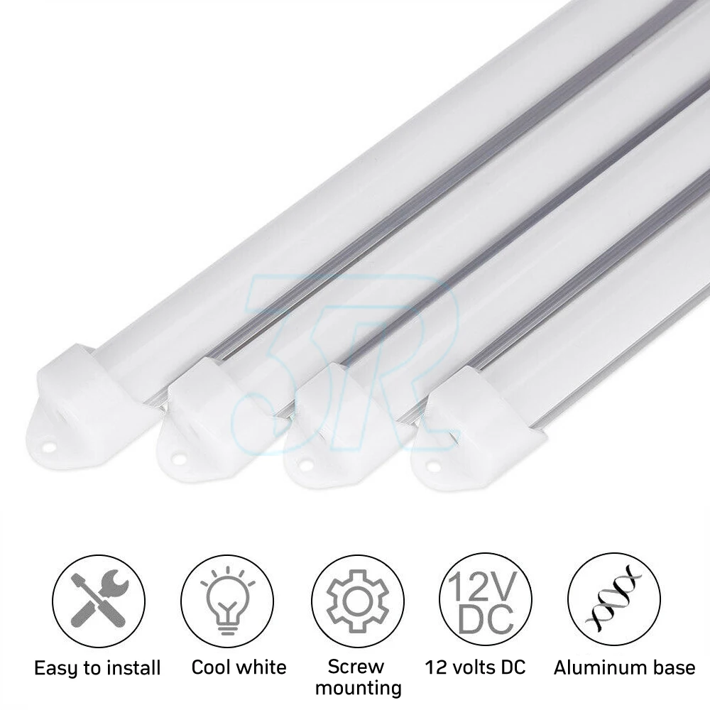4x LED strip lights Bar Car 12V caravan boat fishing camping light Interior lamp — view 3