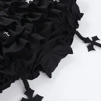 Jupes e-girl Harajuku Kawaii Y2K pour femmes, jupe-culotte avec pendentif croisé, robe courte esthétique Fairycore, Vintage, gothique, Punk, Short à gâteau 6