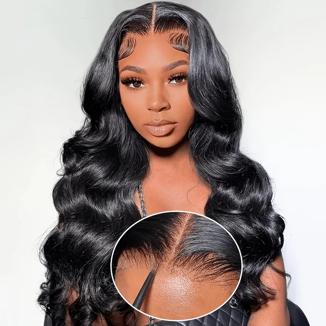 Perruque en cheveux humains ondulés de 40-42 pouces, perruque frontale en dentelle HD 13x4 13x6, densité 250%, cheveux brésiliens, perruque noire naturelle pour femmes 2 Perruque en cheveux humains ondulés de 40-42 pouces, perruque frontale en dentelle HD 13x4 13x6, densité 250%, cheveux brésiliens, perruque noire naturelle pour femmes 2