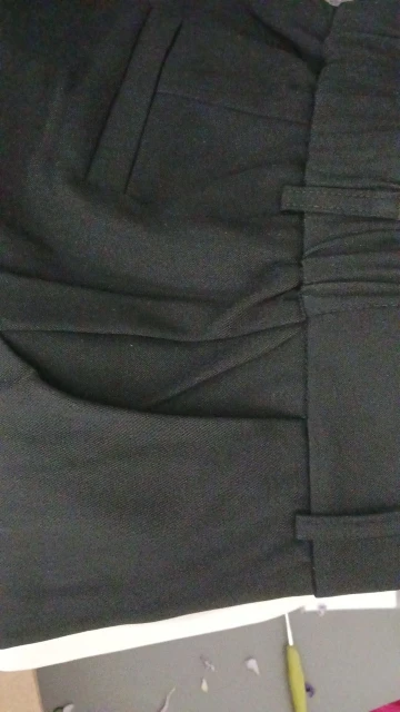 Women's High Waist Khaki Suit Pants photo review