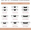 "24pc glass food storage set – 12 airtight containers & lids, freezer-safe" 3