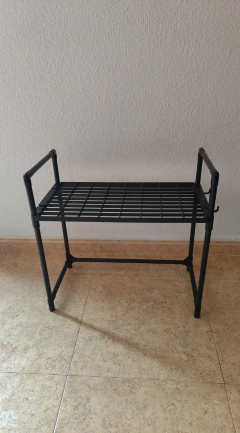 Multi-Layer Kitchen Storage Rack Condiment Organizer Shelf Microwave Shelf photo review