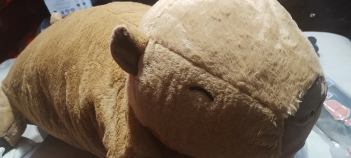 Capivara Fofeza® de Pelúcia – Estilo Almofada