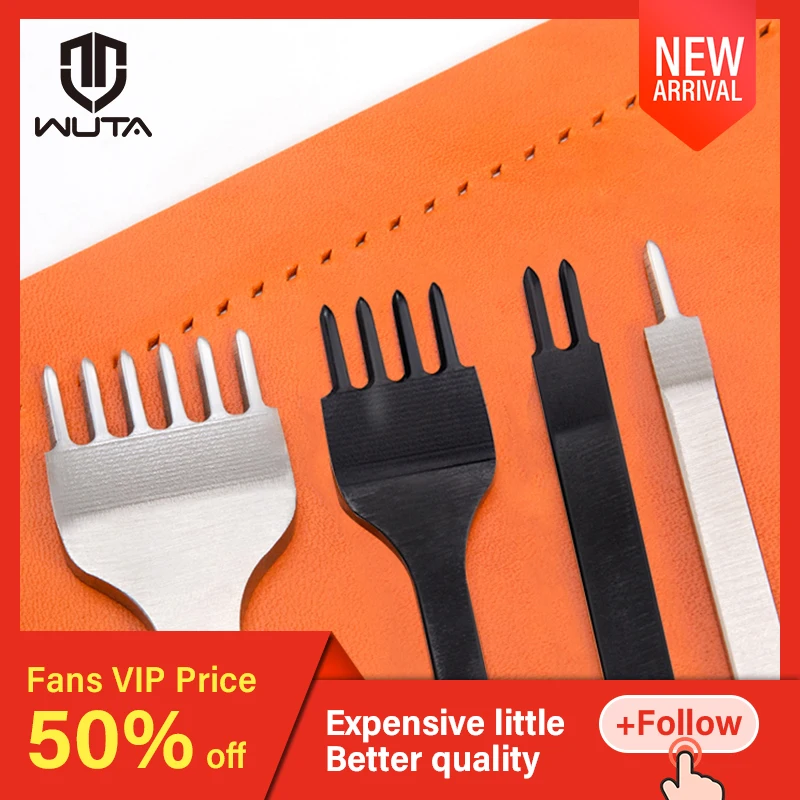 WUTA 高級ヨーロッパ目打ち 3mm 2/5本目セット WUTA -1pc高級ヨーロッパ目打ち 鋭利 上品レザークラフトパンチ 工具 细革工 抜き型 穴あけパンチ 打孔皮革DIY工具  2.7mm⁄3.0mm⁄3.38mm⁄3.85mmピッチ 選択可能送料無料 - AliExpress
