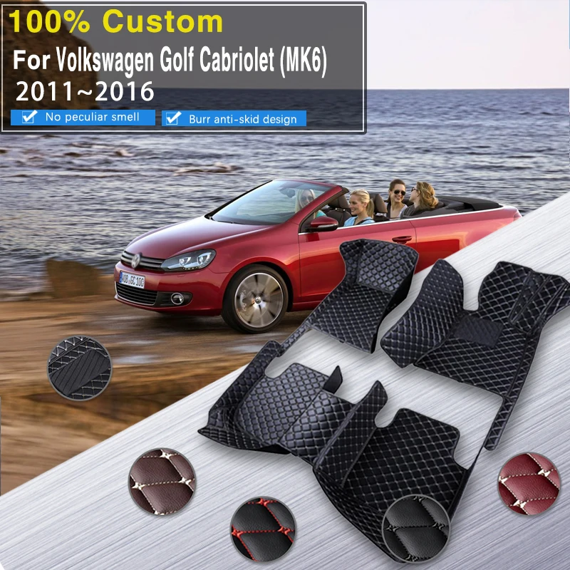 CarFloorMatsForVWVolkswagenGolfMk6Cabriolet20112016