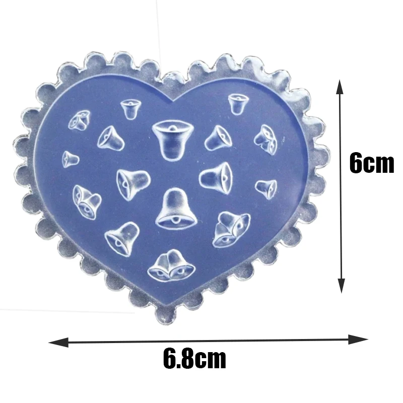 Y2K Style Moon 3D Acrylic Nail Mold Nail Decorations Transparent Silicone Mould Template DIY Template Manicure Tools (6*6cm)-1PC 6
