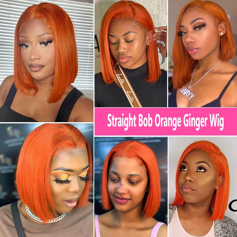 Рисунок 5 - Парик Ginger Orange Bob 13x4 HD