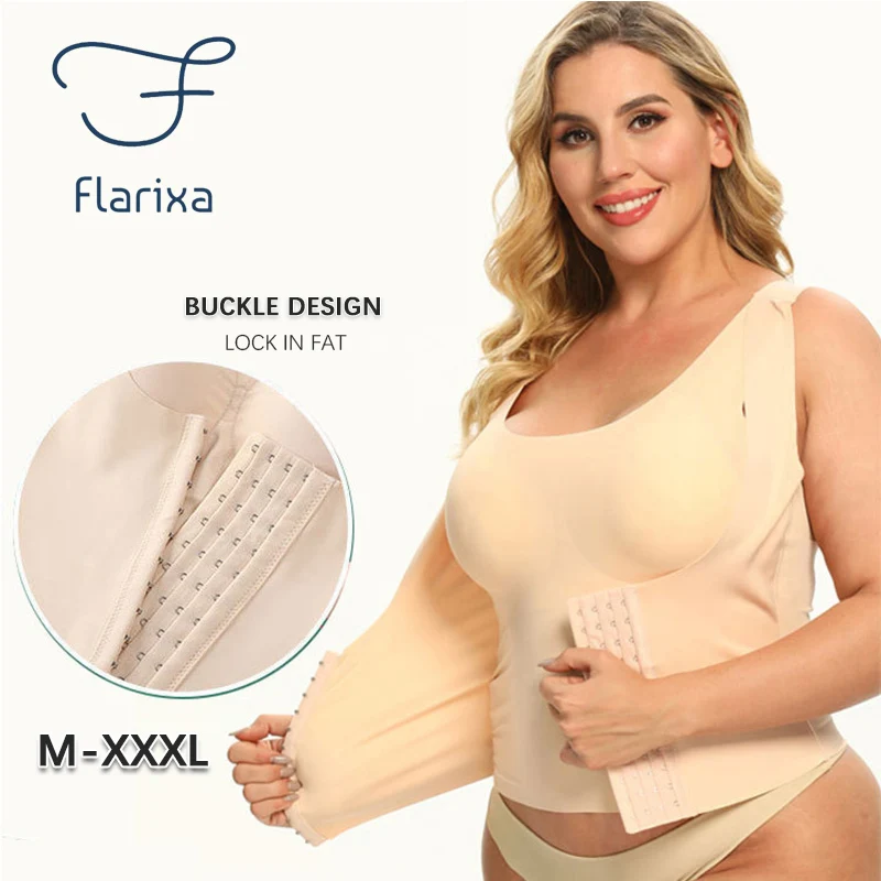 Fashion Flarixa Waist Trainer Body Shaper Plus Size Women's S