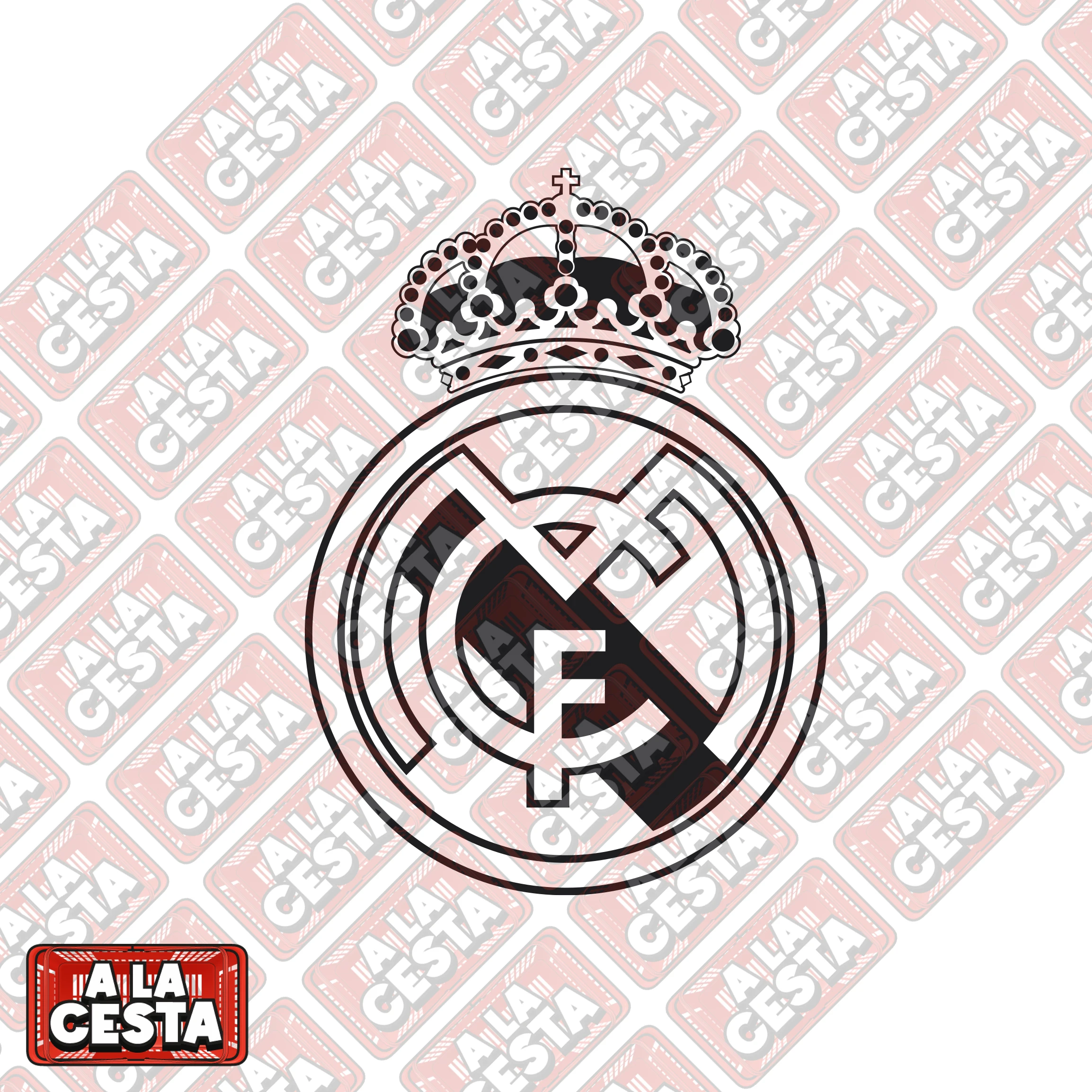 Vinilos y pegatinas de fútbol real madrid