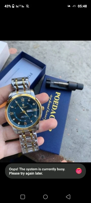 POEDAGAR Luxury Man Wristwatch photo review