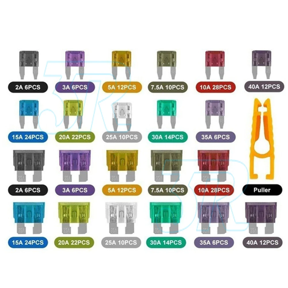 300pcs Car Blade Fuses Assortment Assorted Kit Blade Set Auto Truck Automotive — view 4