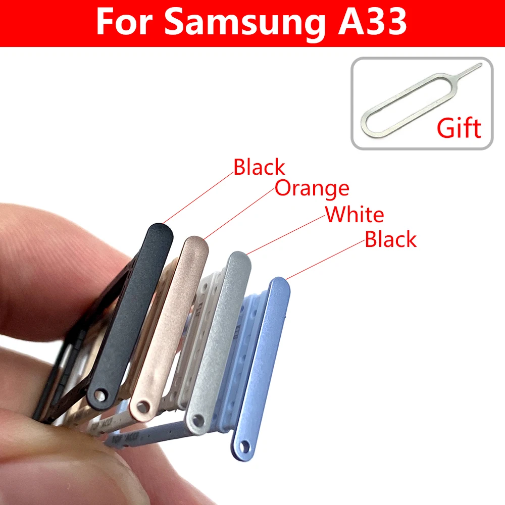 50 개/몫, 삼성 A23 A33 A53 A73 5G Sim 카드 슬롯 트레이 홀더 수리 부품