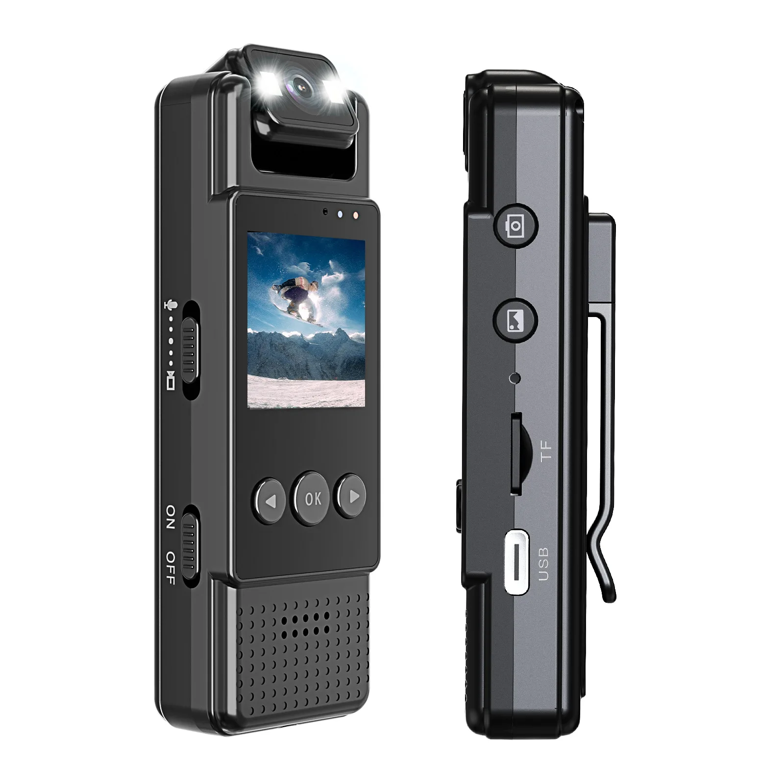 WiFi Mini Camera Portable Outdoor Sports DV Recorder 4K HD Camera WiFi Meeting Recording Outdoor Pet DVR Camcorder