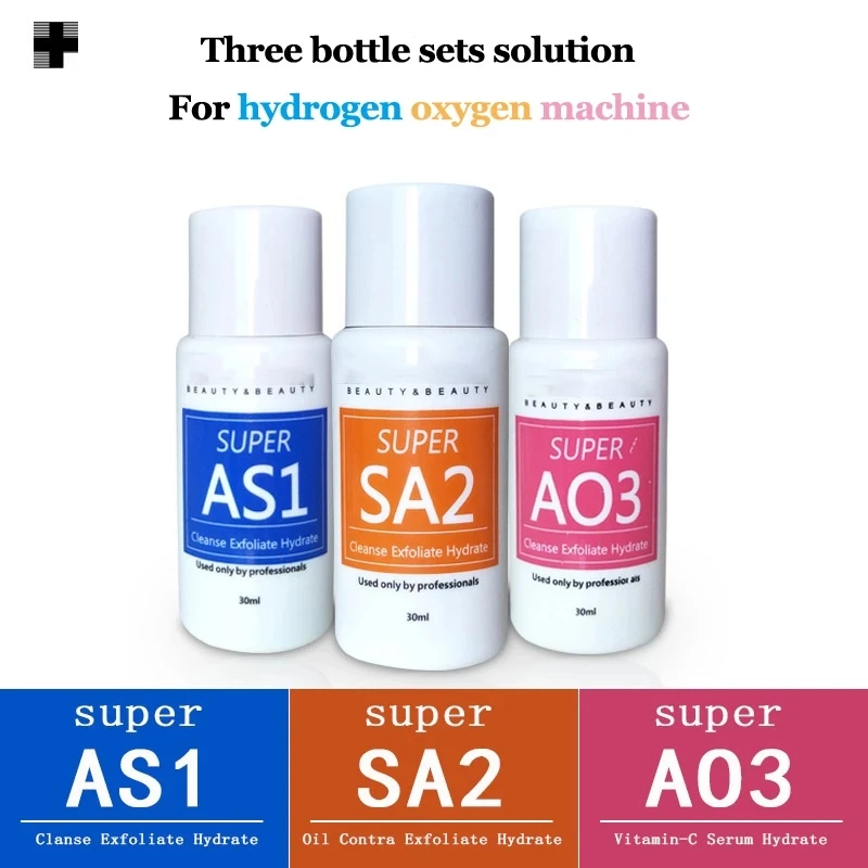 3pcs Face Skin Rejuvenation Moisturizing Water Aqua Peeling Deep Cleaning Tool microdermoabras&atilde;o face For Skin Care Machine facial beauty instrument