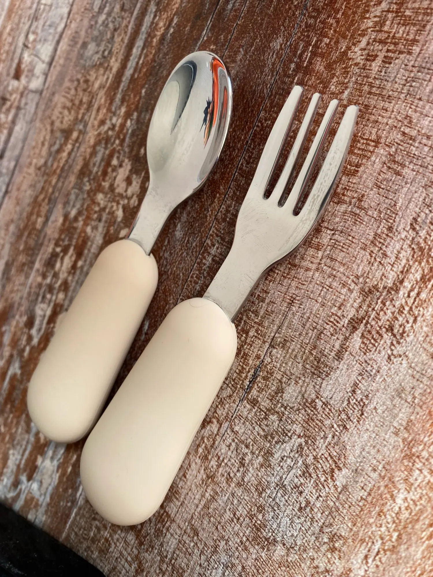 Cartoon Baby Tableware Set - Stainless Steel Cutlery for Toddlers and Kids photo review