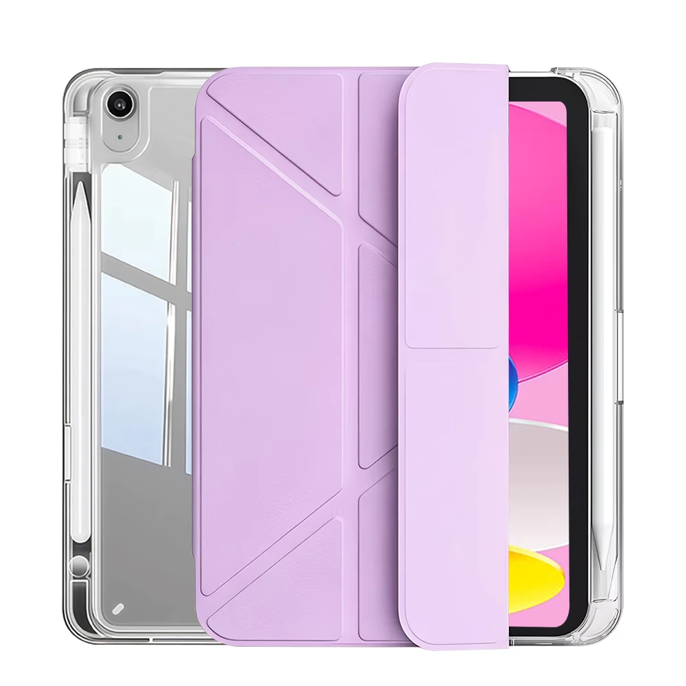 Sleek Y-Fold Acrylic Tablet Protective Cover