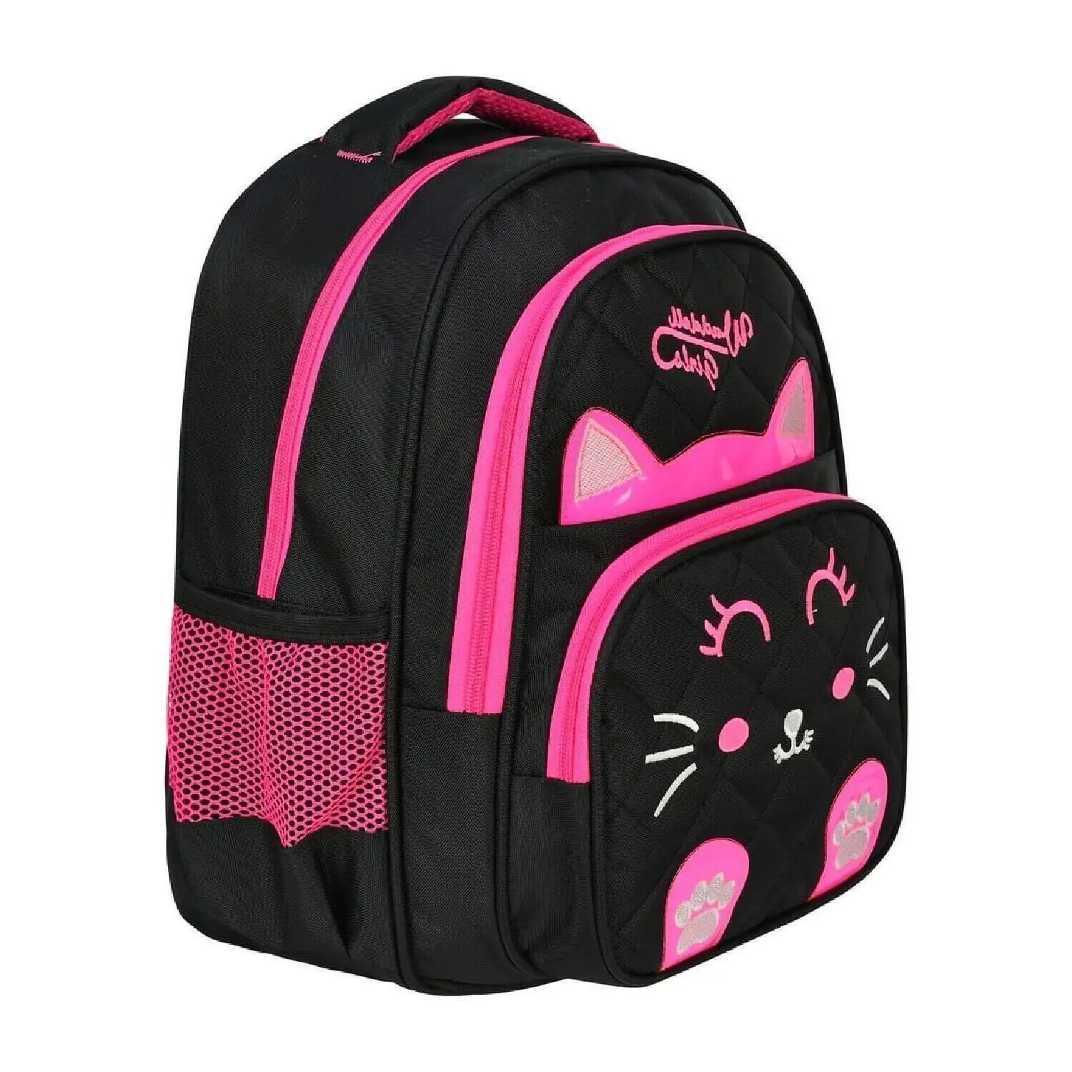 Waddell Cat Pattern Kids Backpack and Lunch Box , Backpack Waterproof Package Student School Stationery, High Quality Brand