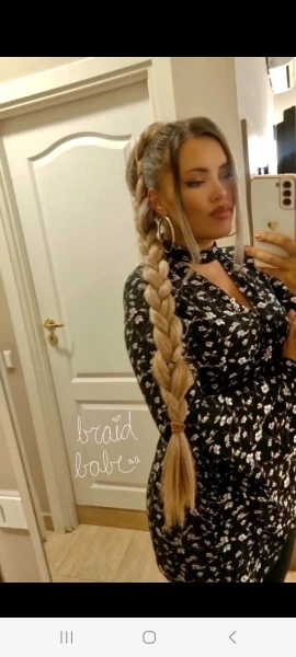 Synthetic Long Braided Ponytail Hair Rope Extension photo review